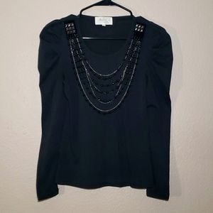 Banana USA Black long sleeve top size medium